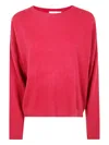 Absolut Cashmere Cashmere Crew-neck Sweater In Red