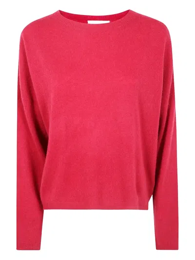 Absolut Cashmere Cashmere Crew-neck Sweater In Red
