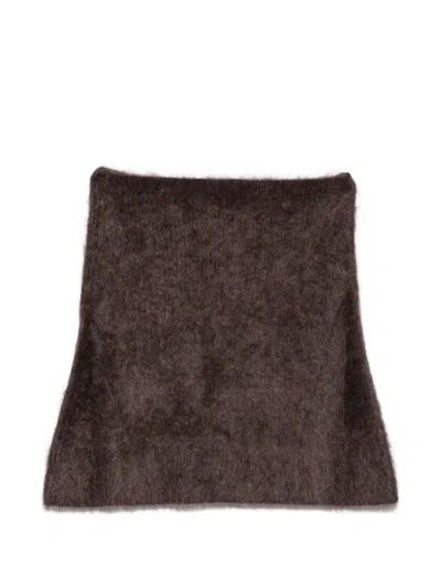 Absolut Cashmere Cashmere Neck Scarf In Brown
