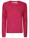 Absolut Cashmere Cashmere Sweater With Round Neckline In Pink