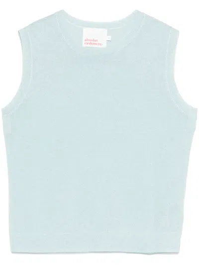 Absolut Cashmere Cataleya Vest In Blue