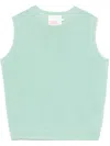 Absolut Cashmere Cataleya Vest In Green