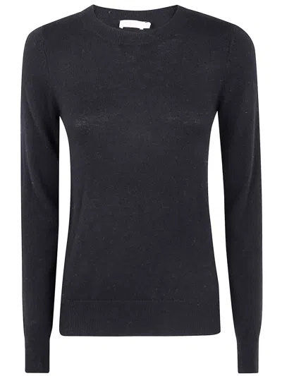 Absolut Cashmere "catelina" Round Neck Sweater In Black