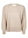 Absolut Cashmere Caterina Seam-split Knitwear In Neutral