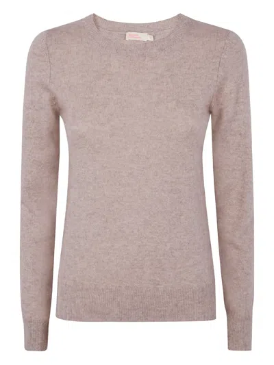 Absolut Cashmere Crew-neck Cashmere Sweater In Gray