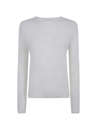 Absolut Cashmere Crew-neck Sweater In White