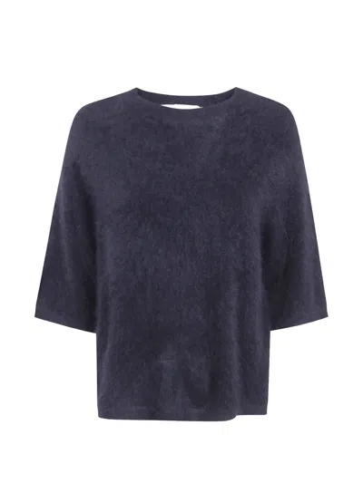 Absolut Cashmere Fine-knit Cashmere Sweater In Blue