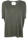 Absolut Cashmere V-neck Sweater In Green