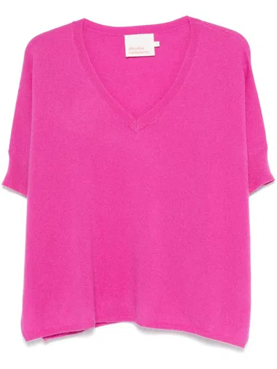 Absolut Cashmere Kate Sweater In Pink & Purple