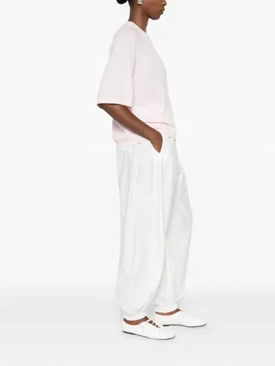Absolut Cashmere Leana Short-sleeve Raglan Sweater In White