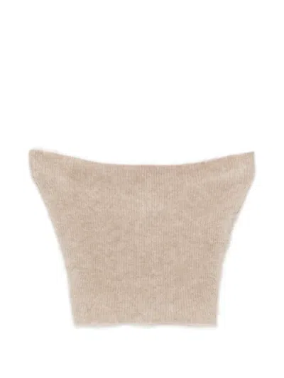 Absolut Cashmere Litha Cashmere Strapless Top In Neutral