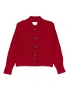 Absolut Cashmere Margherita Buttoned Cardigan In Red