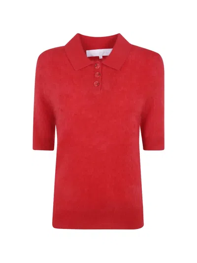 Absolut Cashmere Margot Short-sleeve Cashmere Sweater In Red