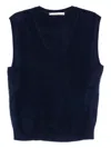 Absolut Cashmere Miriam V-neck Top In Blue