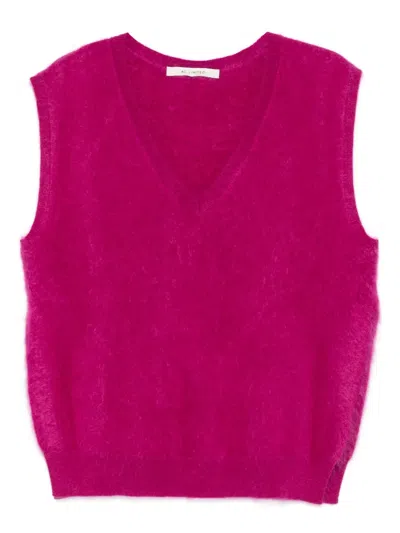 Absolut Cashmere Miriam V-neck Vest In Pink