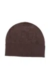 Absolut Cashmere Moira Brushed-cashmere Beanie Hat In Brown