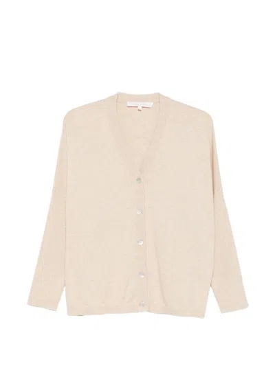 Absolut Cashmere Natalie Oat Cotton Cashmere Top In Brown