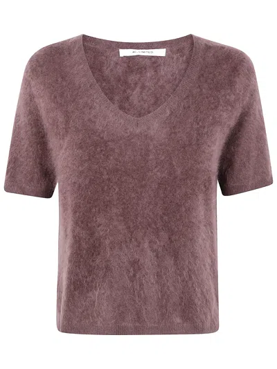 ABSOLUT CASHMERE ABSOLUT CASHMERE "NICOLETTA" SHORT SLEEVES V NECK SWEATER