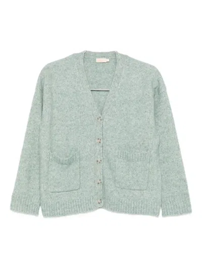 Absolut Cashmere Patch-pocket Cardigan In Blue