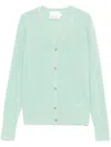 Absolut Cashmere Priscilla Cardigan In Green