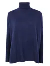 Absolut Cashmere Roll-neck Cashmere Sweater In Blue