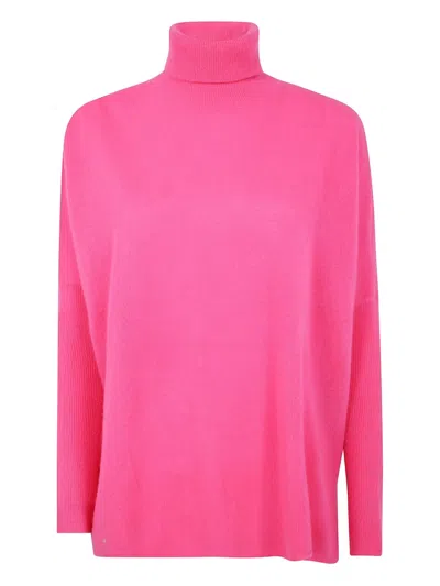 Absolut Cashmere Roll-neck Cashmere Sweater In Pink