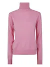 Absolut Cashmere Roll-neck Cashmere Sweater In Pink