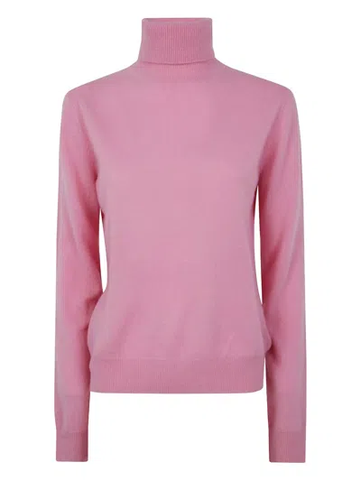 Absolut Cashmere Roll-neck Cashmere Sweater In Pink