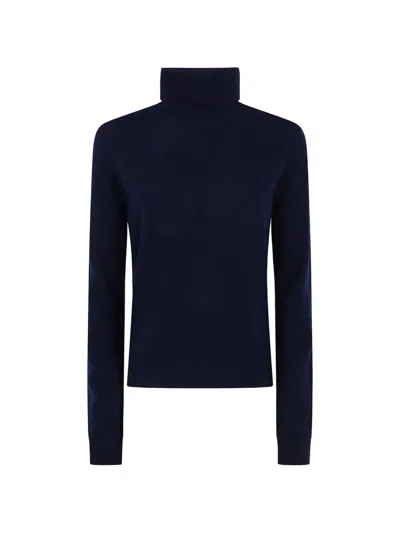 Absolut Cashmere Roll-neck Sweater In Blue