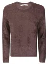 Absolut Cashmere Cali Round-neck Cashmere Sweater In Brown