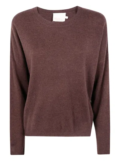 Absolut Cashmere Round-neck Sweater In Brown