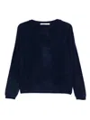 Absolut Cashmere Soeli V-neck Sweater In Blue