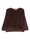 Absolut Cashmere Soeli V-neck Sweater In Brown