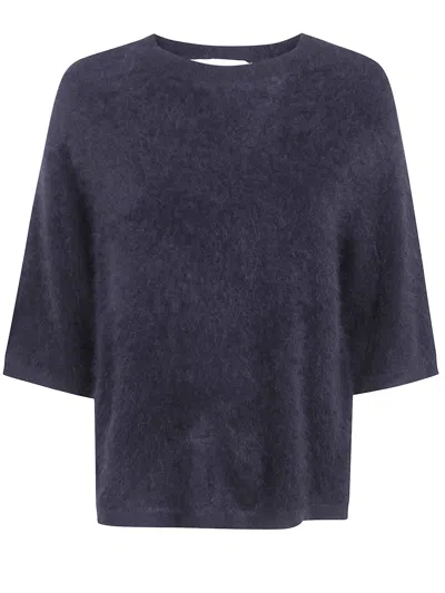 Absolut Cashmere Sweater Short Sleeve "jenna" In Blue