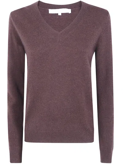 Absolut Cashmere Sweater V Neck "alya" In Purple