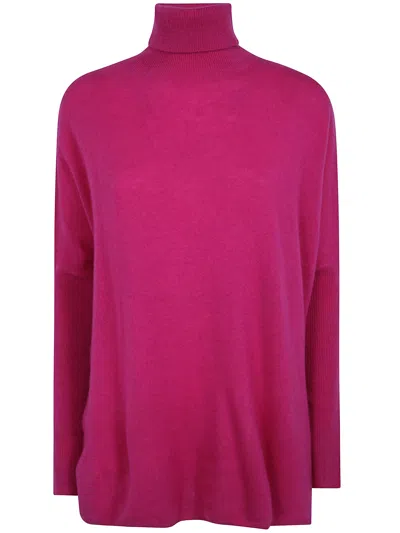 Absolut Cashmere Roll-neck Cashmere Sweater In Pink