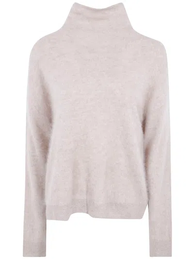 Absolut Cashmere Turtle Neck Sweater "solange" In Green