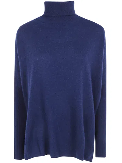 Absolut Cashmere Turtleneck Sweater "clara" In Blue