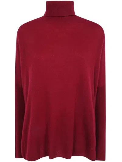 Absolut Cashmere Clara Cashmere Roll-neck Sweater In Burgundy