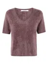 Absolut Cashmere V-neck Cashmere Jumper In Brown