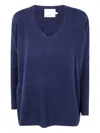 Absolut Cashmere V-neck Cashmere Sweater In Blue