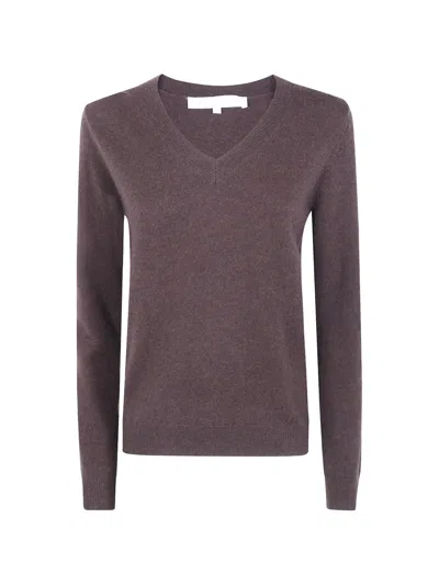 Absolut Cashmere V-neck Cashmere Sweater In Brown