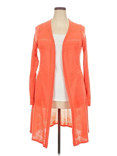 Pre-owned Absolutely Creative Worldwide Cardigan Sweater In Orange