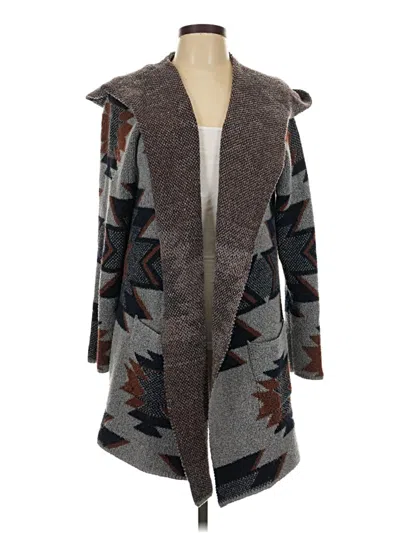 Pre-owned Absolutely Famous Cardigan Sweater In Brown