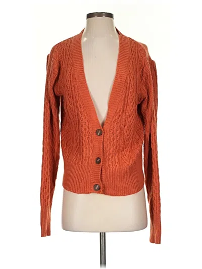Pre-owned Absolutely Famous Cardigan Sweater In Orange