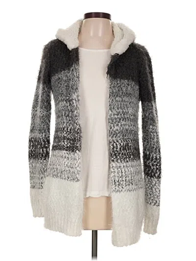 Pre-owned Absolutely Famous Cardigan Sweater In Silver