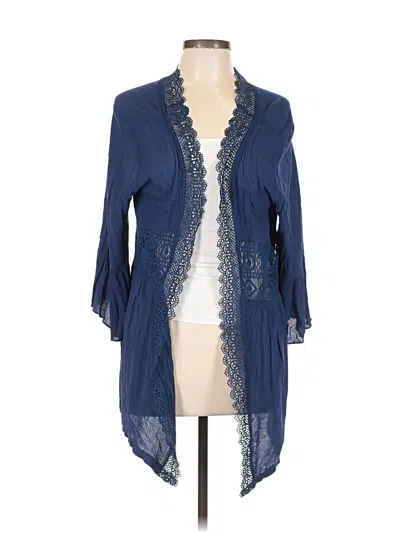 Pre-owned Absolutely Famous Kimono In Blue