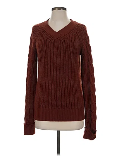 Pre-owned Absolutely Famous Pullover Sweater In Burgundy