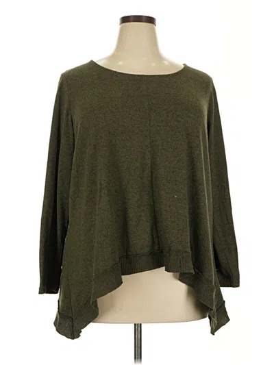 Pre-owned Absolutely Famous Pullover Sweater In Green