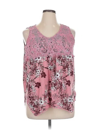 Pre-owned Absolutely Famous Sleeveless Blouse In Pink